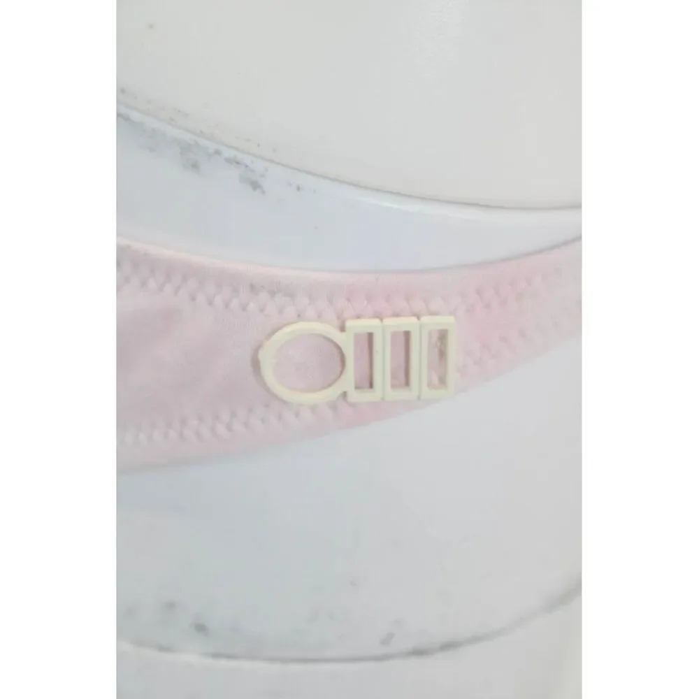 Solid & Striped Womens Textured Ombre Printed Bikini Bottom Pink Size L